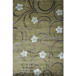 Sprintzio New Nepal Χειροποίητο Χαλί Ορθογώνιο Shaggy 160x230cm 2003 Olive