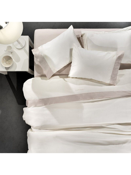Guy Laroche Σετ Σεντόνια King Size Βαμβακοσατέν 270x280 Silky Ivory - Natural