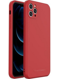 Wozinsky Color θήκη silicone flexible durable θήκη iPhone 11 Pro Max red