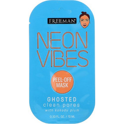 Freeman Neon Vibes Ghosted Clear Pores Peel-Off Μάσκα Προσώπου για Καθαρισμό 10ml