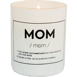 Κερί Σε Γυάλινο Δοχείο DC0423 Mom 7.5x12cm Fisura Παραφίνη