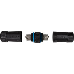 Outdoor extender for CAT6A & CAT7 cable IP68 toolless Logilink (LL-NP0082)