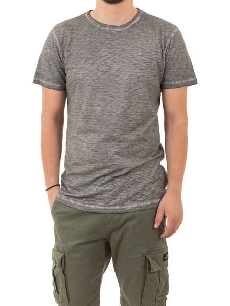 Κοντομάνικη Μπλούζα T-Shirt Back2Jeans B7 SS21 Γκρι