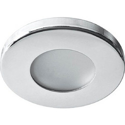 Χωνευτό σποτ οροφής στεγανό ΜR16 χρωμίου IP44 VIVA 5207034007745