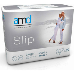 AMD Slip Maxi+ Large Πάνες Ακράτειας 5 Σταγόνες 20τμχ