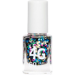 Elixir 4G Fast Dry 347 Glitter Βερνίκι Νυχιών Μακράς Διαρκείας Quick Dry 13ml
