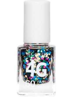 Elixir 4G Fast Dry 347 Glitter Βερνίκι Νυχιών Μακράς Διαρκείας Quick Dry 13ml