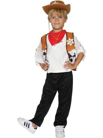 Αποκριάτικη Στολή Καουμπόι για αγόρια, Costume set - Eddy Toys