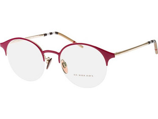 Burberry BU1328 1278 Σκελετός Γυαλιών Οράσεως Μεταλλικός Χρυσός Κόκκινος