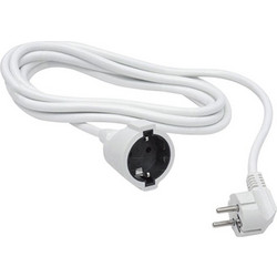 Προέκταση ρεύματος COM 02.302, 2 μέτρα, 3 x 1.5mm2, Λευκό