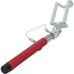 Selfie Stick Με Καλώδιο Κόκκινο (235)