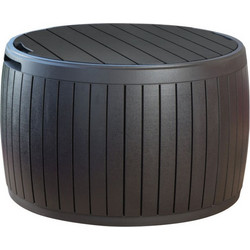 Μπαούλο Πλαστικό Καφέ Circa Wood Keter 68x68x44υψ 26.00131