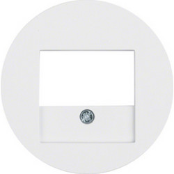 Πλακίδιο Πρίζας Ηχείων R.1/R.3/R.Classic Λευκό Berker