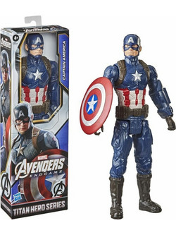 Hasbro Avengers Titan Hero Captain America Φιγούρα Δράσης για 4+ Ετών 30cm