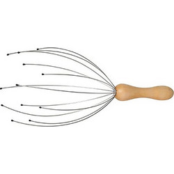 Συσκευή Μασάζ για το κεφάλι με ξύλινη λαβή, Head Massage - Aria Trade
