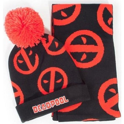 Marvel Beanie & Scarf Set Deadpool (One Color)