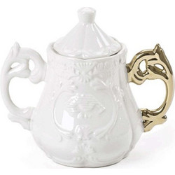 Ζαχαριέρα I Wares 09867 13x15cm White-Gold Seletti Πορσελάνη