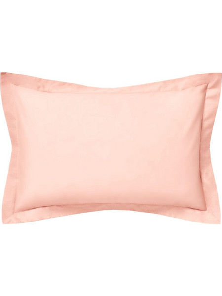 Σετ 2 μαξιλαροθήκες 50x75 Oxford 5cm 100 βαμβακερό 205 κλωστές ροζ c376986