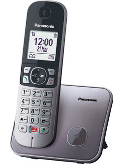 Panasonic KX-TG6851 Ασύρματο Τηλέφωνο με Ανοιχτή Ακρόαση Γκρι