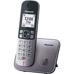 Panasonic KX-TG6851 Ασύρματο Τηλέφωνο με Ανοιχτή Ακρόαση Γκρι