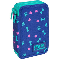 CoolPack Jumper 2 Puppy Love Κασετίνα Γεμάτη με 2 Θήκες Μπλε C66253