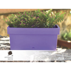 Ζαρντινιέρα με δίσκο Linea no 822-25 48x18x17cm μολύβι