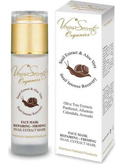 Venus Secrets Snail Extract & Aloe Vera Repairing & Firming Κρεμώδης Μάσκα Προσώπου για Ενυδάτωση & Αντιγήρανση με Αλόη & Εκχύλισμα Σαλιγκαριού 80ml