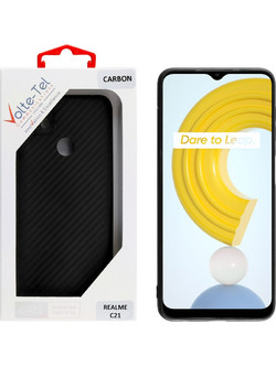 Volte-Tel Carbon Θήκη Realme C21 Black