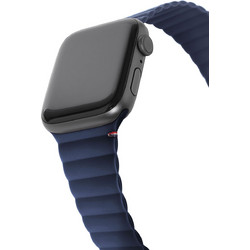 Decoded Magnetic Traction Lite Λουράκι Σιλικόνης Navy (Apple Watch 42 / 44 / 45mm)