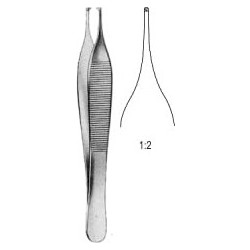 Λαβίδα χειρουργική Adson Hilbro 1x2 12cm