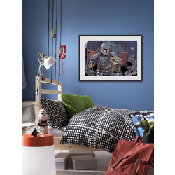 ΑΦΙΣΑ DISNEY STAR WARS 47589 (ΞΥΛΙΝΗ/PLEXIGLASS ΜΑΥΡΗ ΚΟΡΝΙΖΑ) 30x40cm