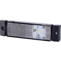 Φως Ογκου Ανακλαστικο LD127 12/24V 3LED Horpol Λευκο 13 X 3cm -1ΤΕΜ