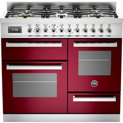 Bertazzoni PRO1006MFETVitamin Κουζίνα Ηλεκτρική 58lt με Εστίες Αερίου 99.5cm