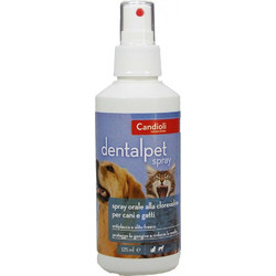 CANDIOLI DENTAL PET SPRAY ΜΕ ΧΛΩΡΕΞΙΔΙΝΗ 125ML