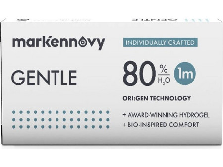 Mark'ennovy Gentle 80 Spheric Μηνιαίοι Φακοί Επαφής Βιομιμητικοί 3τμχ