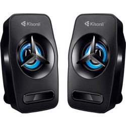 Kisonli L-3030 Ηχεία Υπολογιστή 2.0 6W Black