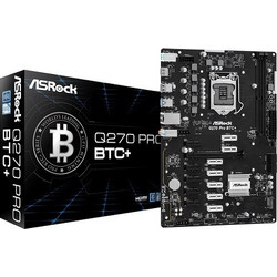 Asrock Q270 Pro BTC+ Motherboard ATX με Intel 1151 Socket