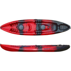 SCK Nereus V19 Set Πλαστικό Kayak 3 Ατόμων Άσπρο Κόκκινο