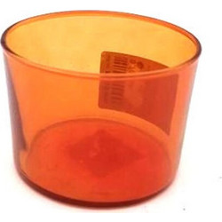 Γυάλινο Μπολάκι Παγωτού-Ποτρτοκαλί 6x8cm