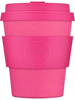 Ecoffee Cup Ποτήρι Bamboo με Καπάκι Pink'd 250ml