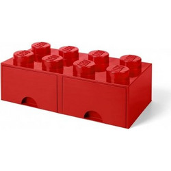 Lego Storage 8-Stud Brick Drawer Red για 6+ Ετών