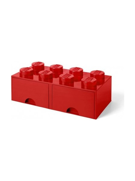 Lego Storage 8-Stud Brick Drawer Red για 6+ Ετών