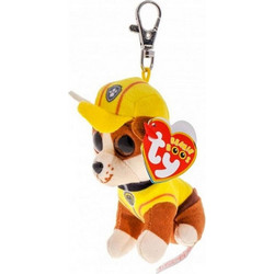 Μπρελόκ Rubble Paw Patrol Λούτρινο 10cm Ty Beanie Boos