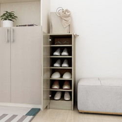 vidaXL Παπουτσοθήκη Ξύλινη Sonoma Μ35xΠ32xΥ92cm 808975