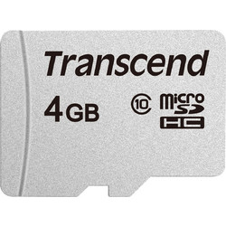 Transcend 300S microSDHC 4GB Class 10 U3 V30 A1