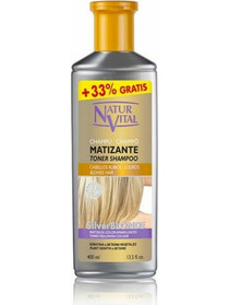 Natur Vital Silver Blonde Φυτικό Σαμπουάν για Προστασία Χρώματος για Βαμμένα Μαλλιά 400ml