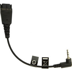 Jabra Quick Disconnect To 2.5mm- 0.15m Μαύρο (8800-00-46)