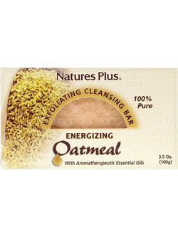 Nature's Plus Oatmeal Exfoliating Cleansing Bar Σαπούνι Scrub Σώματος 100gr