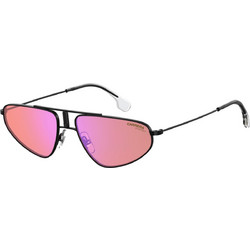 Carrera 1021/S OIT/UZ Γυναικεία Γυαλιά Ηλίου Aviator Μεταλλικά Μαύρα με Ροζ Καθρέπτη Φακό