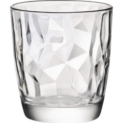 Bormioli Rocco Σετ Ποτήρια Νερού Γυάλινα Diamond 390ml 6τμχ BR00125402